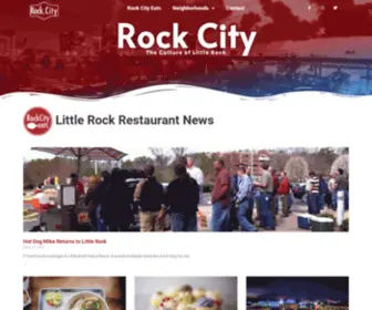 Rockcityeats.com(The Food Culture of Little Rock) Screenshot
