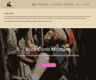 Rockclimbmontana.com(Rock Climb Montana) Screenshot