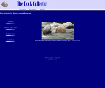 Rockcollector.co.uk(The Guide to Rocks and Minerals) Screenshot