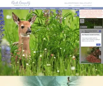 Rockcounty.org(Rock County Tourism) Screenshot