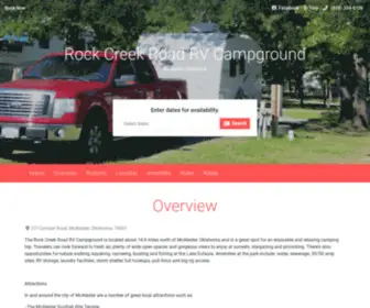 RockcreekroadrvCampground.com(Rock Creek Road RV Campground) Screenshot