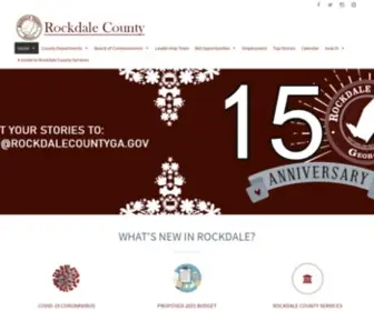 Rockdalecounty.org(Perfectly Positioned) Screenshot