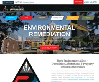 Rockenv.com(Environmental Remediation Rochester NY) Screenshot