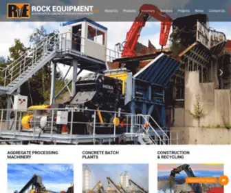 Rockequipinc.com(Aggregate & Concrete Process Machinery) Screenshot