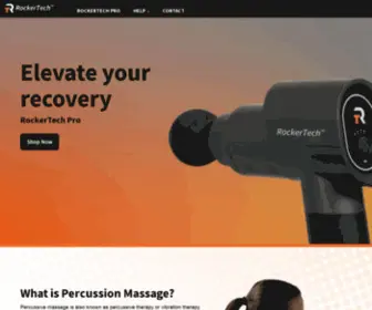 Rockertechmassage.com(Percussion Massagers) Screenshot