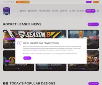 Rocket-League.com(Rocket League Garage) Screenshot