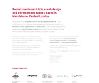 Rocket-Media.net(Bespoke website design & development in London) Screenshot