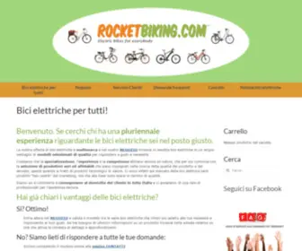 Rocketbiking.com(Bici elettriche per tutti) Screenshot