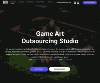 Rocketbrush.com(Game Art Outsourcing Studio) Screenshot