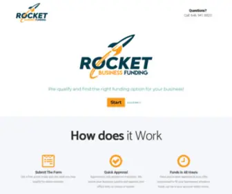 Rocketbusinessfunding.com(Rocket Business Funding) Screenshot