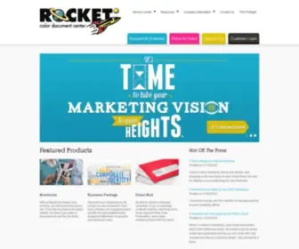 Rocketcolorprints.com(Rocket Color Prints in Oklahoma City) Screenshot