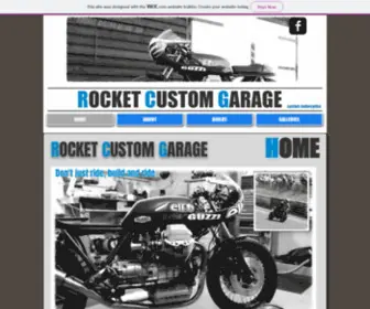 RocketcustomGarage.com(CUSTOM BIKES BUILT BY RON AT THE ROCKET GARAGE) Screenshot