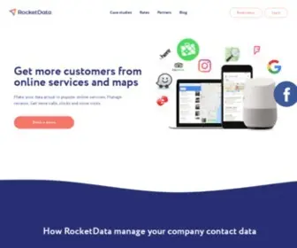 Rocketdata.io(Reputation management company) Screenshot