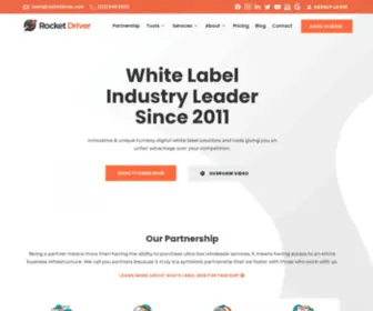 Rocketdriver.com(White Label Agency) Screenshot