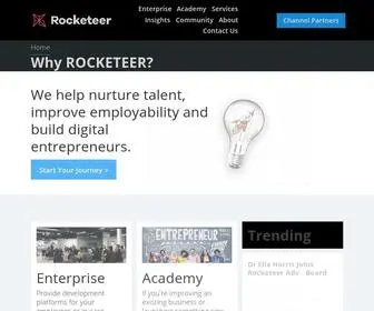 Rocketeergroup.co.uk(Rocketeer Group) Screenshot