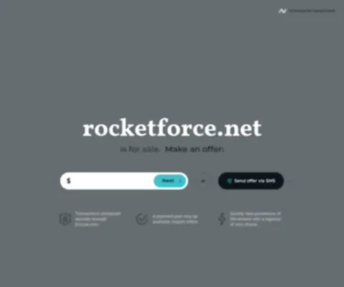 Rocketforce.net(San Diego Web Development & Internet Marketing) Screenshot