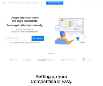 Rocketjudge.com(Mobile Judging for Events in the Real World) Screenshot