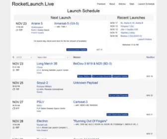 Rocketlaunch.live(Launch Schedule) Screenshot