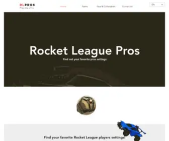 Rocketleaguepros.com(Pro RocketLeague Settings) Screenshot