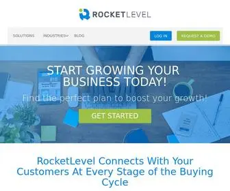 Rocketlevel.com(#1 Marketing Platform for Growing your Local Business) Screenshot