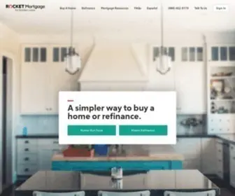 Rocketmortgage.com(Refinance Or Apply For A Mortgage Online) Screenshot