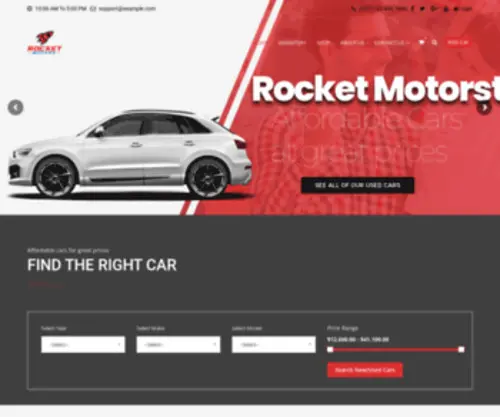 Rocketmotorstx.com(Buy New used Cars) Screenshot