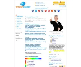 Rocketreader.com(Speed Reading) Screenshot