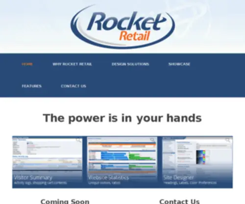 Rocketretail.com.au(ECommerce Shopping Cart Software) Screenshot