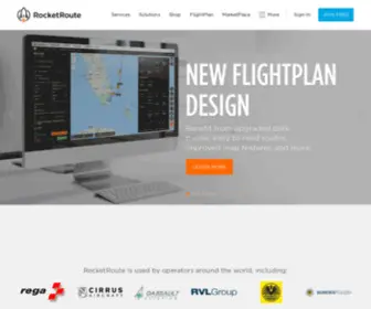 Rocketroute.com(Flight planning & trip support built for professional pilots. RocketRoute) Screenshot