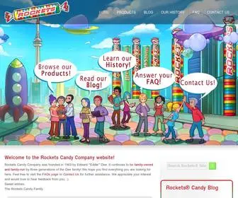 Rocketscandy.ca(Rockets®) Screenshot