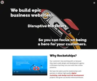 Rocketships.com.au(Digital Marketing Agency Brisbane) Screenshot