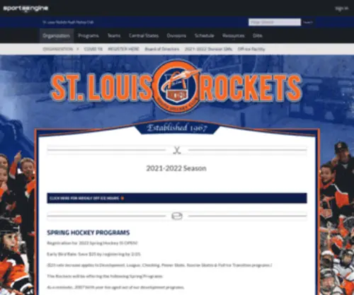 Rocketshockey.com(Rocketshockey) Screenshot