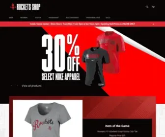 Rocketsshop.com(Houston Rockets Gear) Screenshot