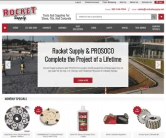 Rocketsupply.net(Rocket Supply Company Tools and Supplies for Concrete) Screenshot