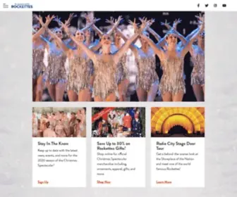 Rockettes.com(Radio City Rockettes) Screenshot