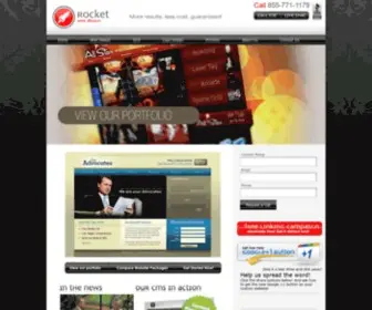 Rocketwebdesign.com(Custom Web Design) Screenshot