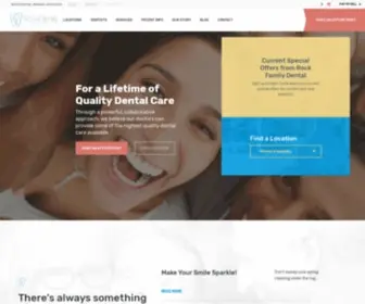 Rockfamilydental.com(Rock Family Dental) Screenshot
