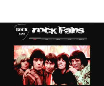 Rockfans.net(Rock Fans) Screenshot