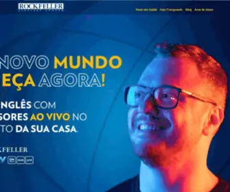 Rockfellerbrasil.com.br(Rockfeller Language Center) Screenshot