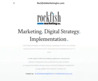 Rockfishmarketinginc.com(A Toronto/GTA marketing and digital consulting firm) Screenshot