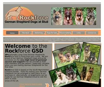 Rockforcegsd.co.uk(The home of Great GSD Breeding) Screenshot