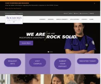 Rockford.edu(Rockford University) Screenshot