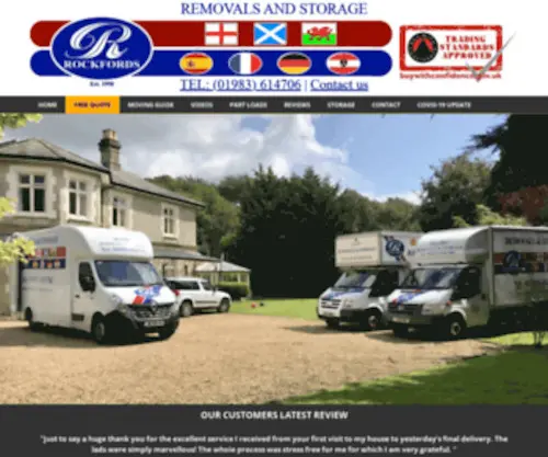 Rockfords-Removals.com(Isle of Wight Removals with Rockfords) Screenshot