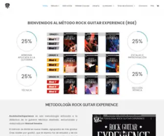 Rockguitarexperience.es(Rock guitar experience) Screenshot