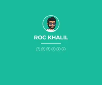 Rockhalil.com(Roc Khalil) Screenshot