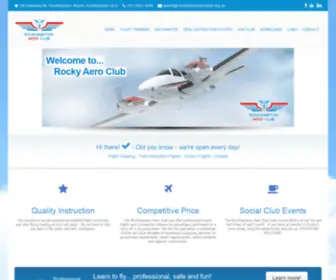 Rockhamptonaeroclub.org.au(Rockhampton Aero Club) Screenshot