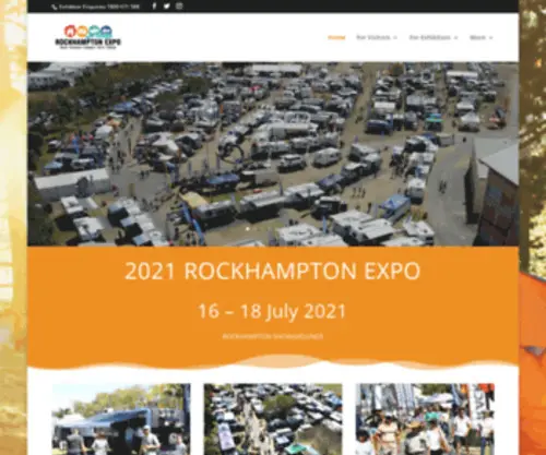 Rockhamptonexpo.com.au(2020 ROCKHAMPTON EXPO) Screenshot