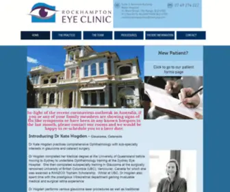 Rockhamptoneyeclinic.com(Rockhampton Eye Clinic) Screenshot