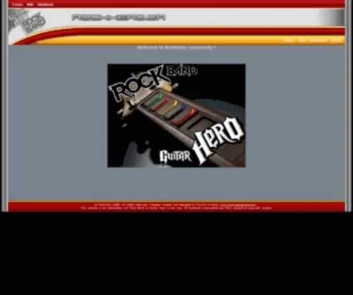 Rockhero.org(Rock Band) Screenshot