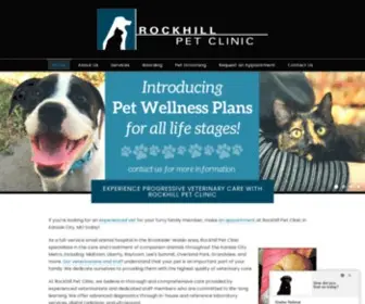 Rockhillpetclinic.com(Animal Hospital in Kansas City) Screenshot